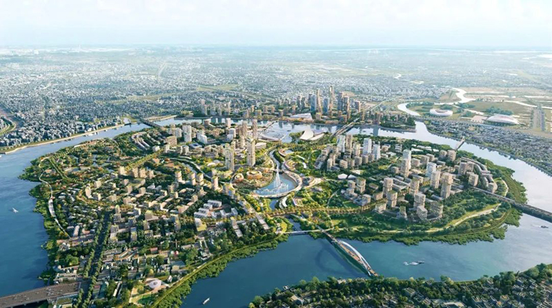 SOM赢得越南平贵-清多（Binh Quoi - Thanh Da)半岛国际规划和建筑设计竞赛第一名