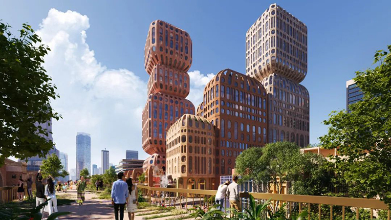 发光的灯笼塔/Heatherwick Studio在泰国的首个项目如此抽象？